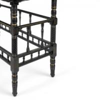 Gillows & Co., Attributed, Aesthetic Movement Gilt Ebonised Walnut Centre Table - Thumbnail 2