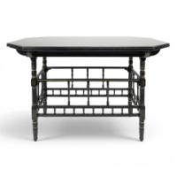 Gillows & Co., Attributed, Aesthetic Movement Gilt Ebonised Walnut Centre Table - Thumbnail 8