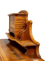 Emile Galle. Art Nouveau Walnut Writing Desk with Exceptional Inlaid Scenery - Thumbnail 11