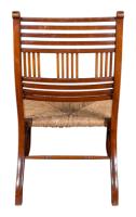 E. W. Godwin Attributed, Pair of Anglo-Japanese Walnut Low Side Nursing Chairs - Thumbnail 10