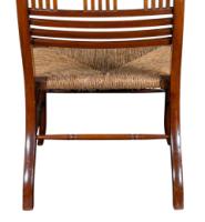 E. W. Godwin Attributed, Pair of Anglo-Japanese Walnut Low Side Nursing Chairs - Thumbnail 17