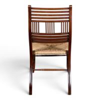 E. W. Godwin Attributed, Pair of Anglo-Japanese Walnut Low Side Nursing Chairs - Thumbnail 26