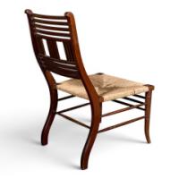 E. W. Godwin Attributed, Pair of Anglo-Japanese Walnut Low Side Nursing Chairs - Thumbnail 27
