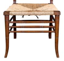 E. W. Godwin Attributed, Pair of Anglo-Japanese Walnut Low Side Nursing Chairs - Thumbnail 30