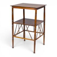 E. W. Godwin Attributed, Pair of Anglo-Japanese Walnut Low Side Nursing Chairs - Thumbnail 34
