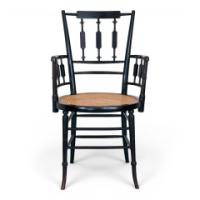 Rhoda and Agnes Garrett, Aesthetic Movement Cane Seated Ebonised Armchair - Thumbnail 3