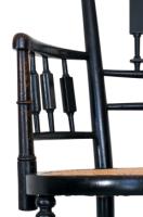 Rhoda and Agnes Garrett, Aesthetic Movement Cane Seated Ebonised Armchair - Thumbnail 7
