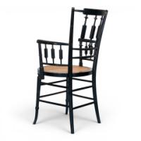 Rhoda and Agnes Garrett, Aesthetic Movement Cane Seated Ebonised Armchair - Thumbnail 12
