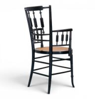 Rhoda and Agnes Garrett, Aesthetic Movement Cane Seated Ebonised Armchair - Thumbnail 15
