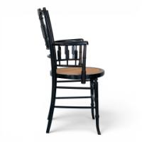 Rhoda and Agnes Garrett, Aesthetic Movement Cane Seated Ebonised Armchair - Thumbnail 16