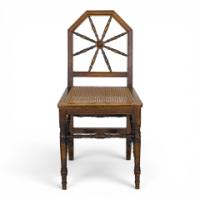 E. W. Godwin Attributed, Made by William Watt, Aesthetic Cane Seat Side Chair - Thumbnail 9