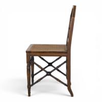 E. W. Godwin Attributed, Made by William Watt, Aesthetic Cane Seat Side Chair - Thumbnail 10