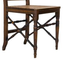 E. W. Godwin Attributed, Made by William Watt, Aesthetic Cane Seat Side Chair - Thumbnail 8