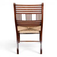 E. W. Godwin Attributed, Pair of Anglo-Japanese Walnut Low Side Nursing Chairs - Thumbnail 19