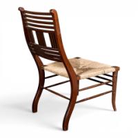 E. W. Godwin Attributed, Pair of Anglo-Japanese Walnut Low Side Nursing Chairs - Thumbnail 20