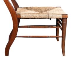 E. W. Godwin Attributed, Pair of Anglo-Japanese Walnut Low Side Nursing Chairs - Thumbnail 23