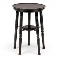 E. W. Godwin Attributed, Aesthetic Movement Circular Wine or Side Table with Five Legs