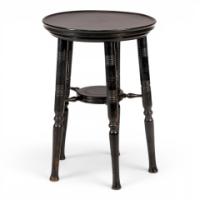 E. W. Godwin Attributed, Aesthetic Movement Circular Wine or Side Table with Five Legs - Thumbnail 4