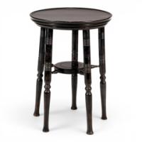E. W. Godwin Attributed, Aesthetic Movement Circular Wine or Side Table with Five Legs - Thumbnail 5
