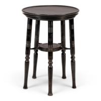 E. W. Godwin Attributed, Aesthetic Movement Circular Wine or Side Table with Five Legs - Thumbnail 9