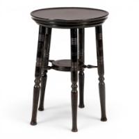 E. W. Godwin Attributed, Aesthetic Movement Circular Wine or Side Table with Five Legs - Thumbnail 13