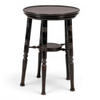 E. W. Godwin Attributed, Aesthetic Movement Circular Wine or Side Table with Five Legs - Thumbnail 14