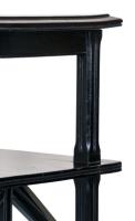Daniel Cottier, Anglo-Japanese Ebonised Two Tier Side Table with Thebes Style - Thumbnail 7