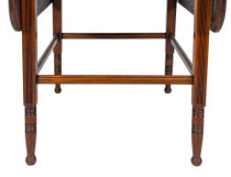 E. W. Godwin Attributed, Aesthetic Movement Walnut Drop Leaf Work Table with Slides - Thumbnail 14