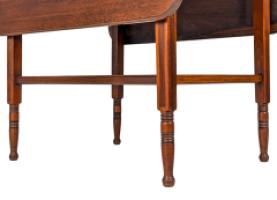 E. W. Godwin Attributed, Aesthetic Movement Walnut Drop Leaf Work Table with Slides - Thumbnail 21