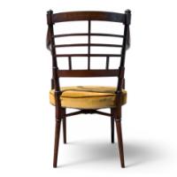 E. W. Godwin for William Watt, Anglo-Japanese Jacobean Armchair, Velvet Seat - Thumbnail 10