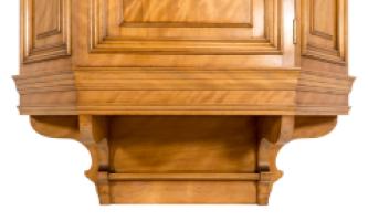 Collinson & Lock. An Aesthetic Movement Satin Walnut Breakfront Wall Cupboard - Thumbnail 12