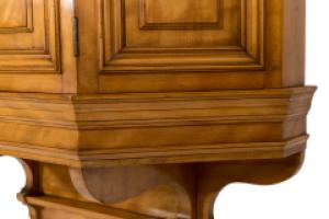 Collinson & Lock. An Aesthetic Movement Satin Walnut Breakfront Wall Cupboard - Thumbnail 11