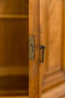 Collinson & Lock. An Aesthetic Movement Satin Walnut Breakfront Wall Cupboard - Thumbnail 9