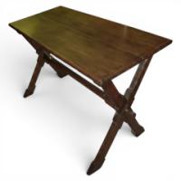 E. W. Godwin. Rare and early trestle table for Northampton Town Hall - Thumbnail 1