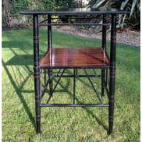 E. W. Godwin for William Watt. important Anglo-Japanese ebonised and inlaid coffee table - Thumbnail 1