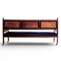 Anglo-Japanese Mahogany Settee by E. W. Godwin and probably made by William Watt - Thumbnail 5