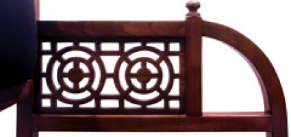 Anglo-Japanese Mahogany Settee by E. W. Godwin and probably made by William Watt - Thumbnail 4
