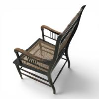 E. W. Godwin. Anglo-Japanese Ebonised Beech and Caned Armchair - Thumbnail 11