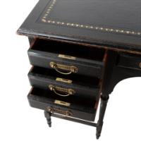 E. W. Godwin for Collinson & Lock. Aesthetic Movement Ebonised walnut desk - Thumbnail 11