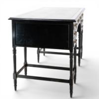 E. W. Godwin for Collinson & Lock. Aesthetic Movement Ebonised walnut desk - Thumbnail 8