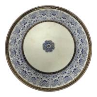 Rare Anglo-Japanese Side Table with the Original Royal Worcester Porcelain Plate - Thumbnail 2