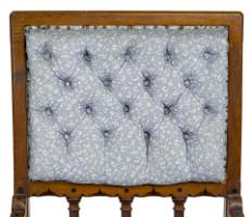 John Pollard Seddon Attributed, probably for C. Seddon a Gothic Revival Nursing Chair - Thumbnail 5
