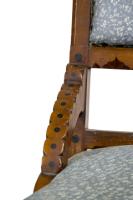 John Pollard Seddon Attributed, probably for C. Seddon a Gothic Revival Nursing Chair - Thumbnail 8