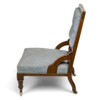 John Pollard Seddon Attributed, probably for C. Seddon a Gothic Revival Nursing Chair - Thumbnail 4