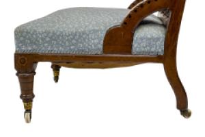 John Pollard Seddon Attributed, probably for C. Seddon a Gothic Revival Nursing Chair - Thumbnail 18
